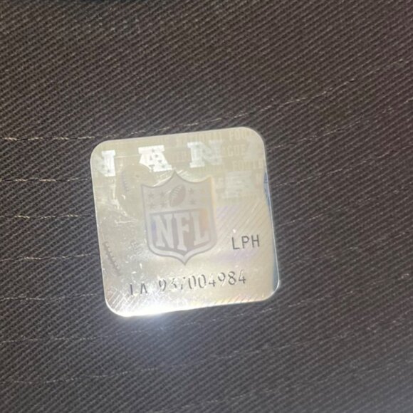 Cleveland Browns Adjustable Baseball Hat Cap Gray Brown New NFL New Era OS - Picture 11 of 11